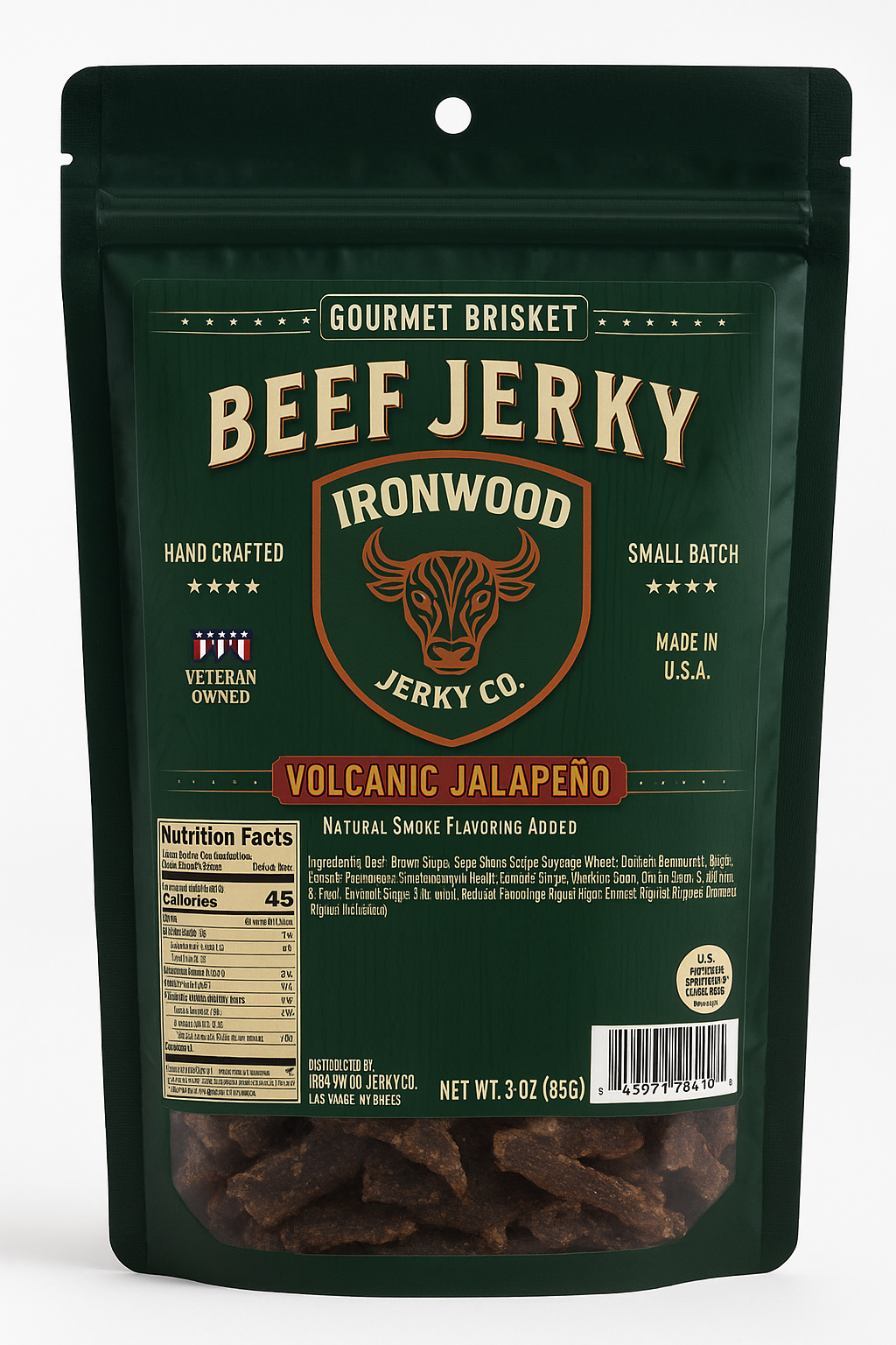 Original Flavor Brisket Beef Jerky (GLUTEN FREE)