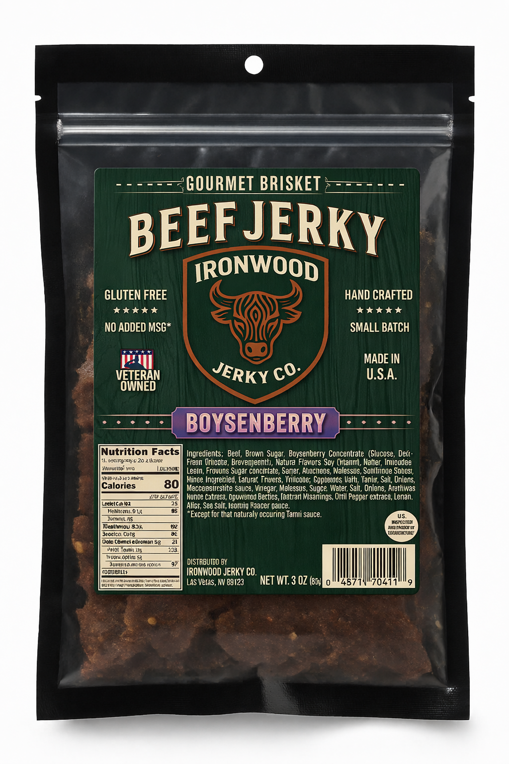 Boysenberry Beef Jerky
