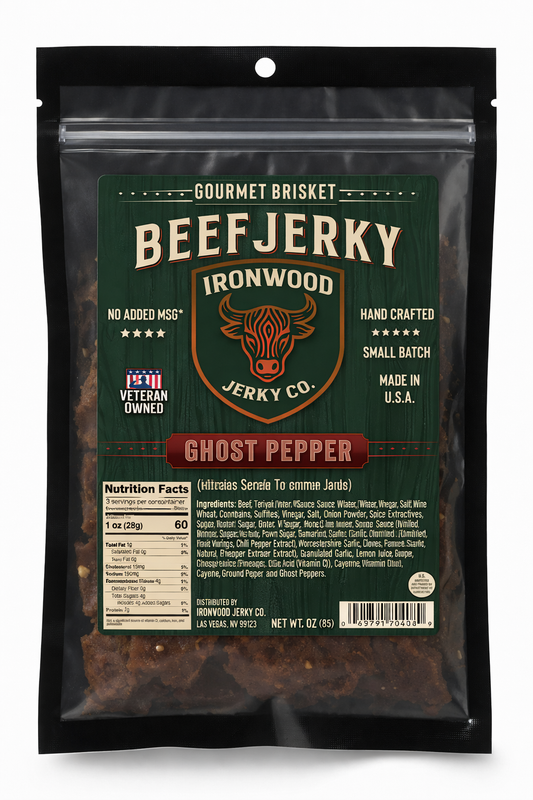 Ghost Pepper Brisket Beef Jerky