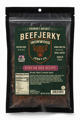 Korean BBQ Brisket Beef Jerky