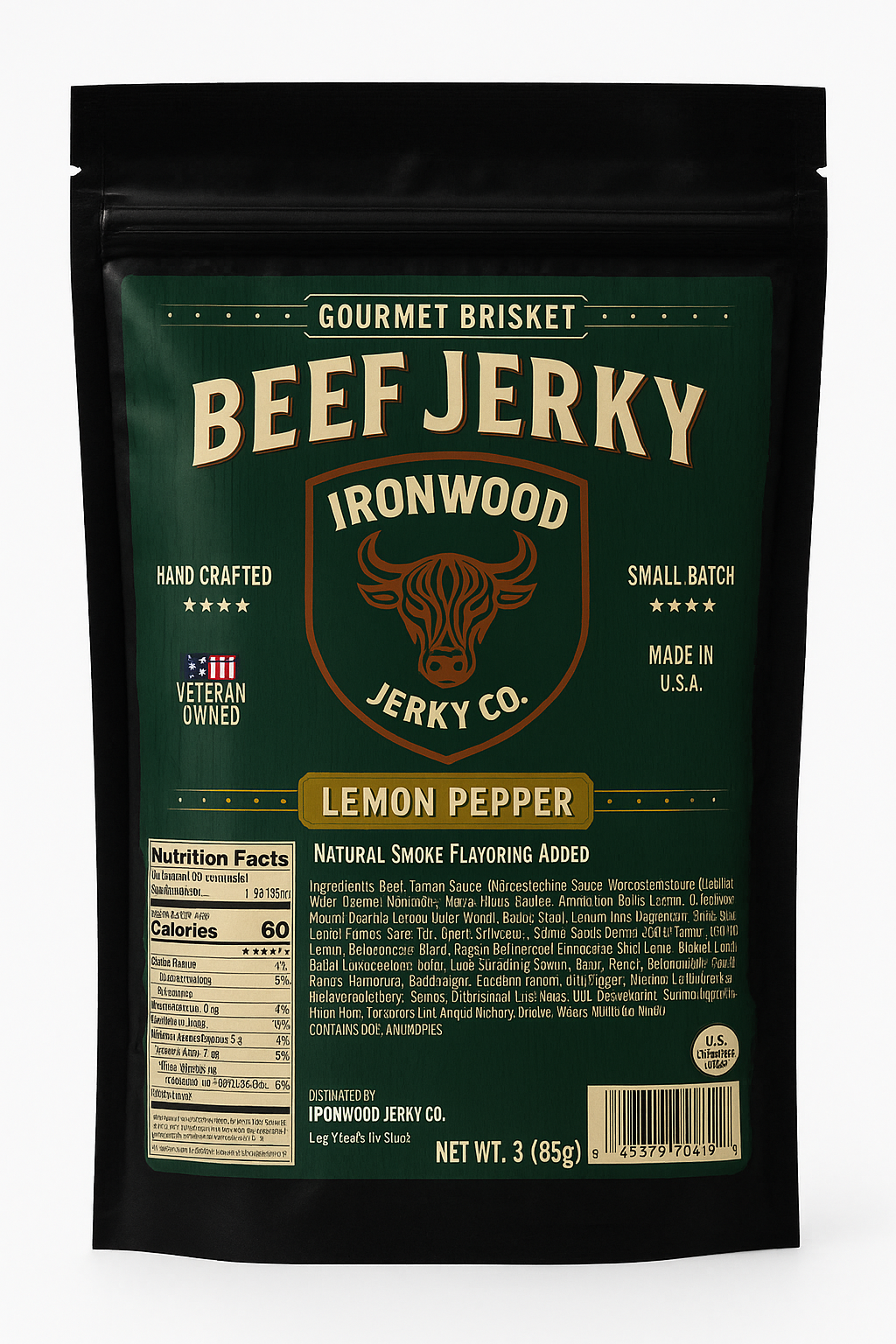 Original Flavor Brisket Beef Jerky (GLUTEN FREE)
