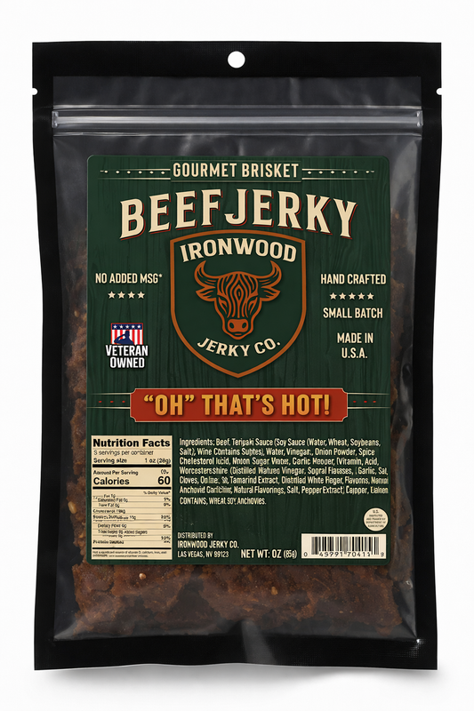 OH THAT IS HOT Cayenne Pepper Brisket Beef Jerky