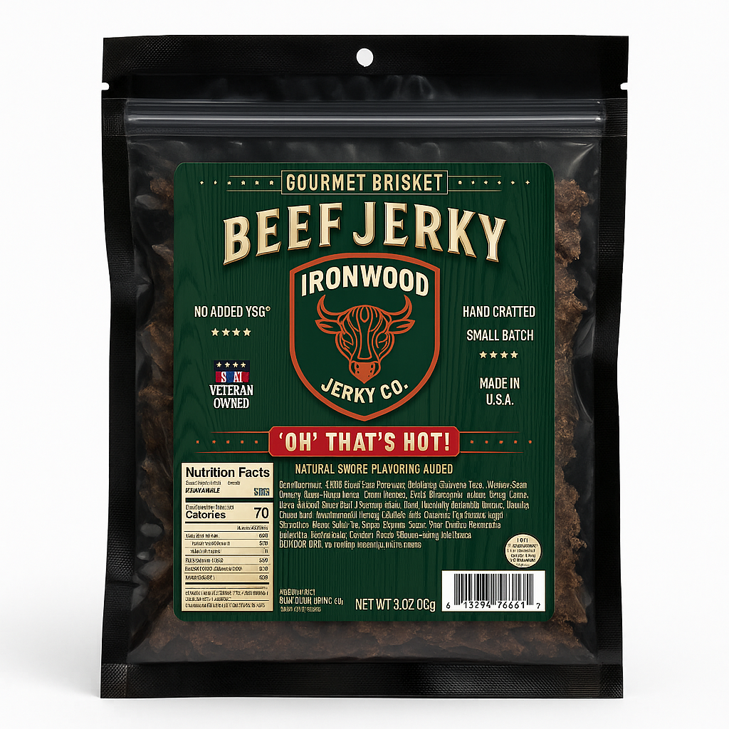 Original Flavor Brisket Beef Jerky (GLUTEN FREE)
