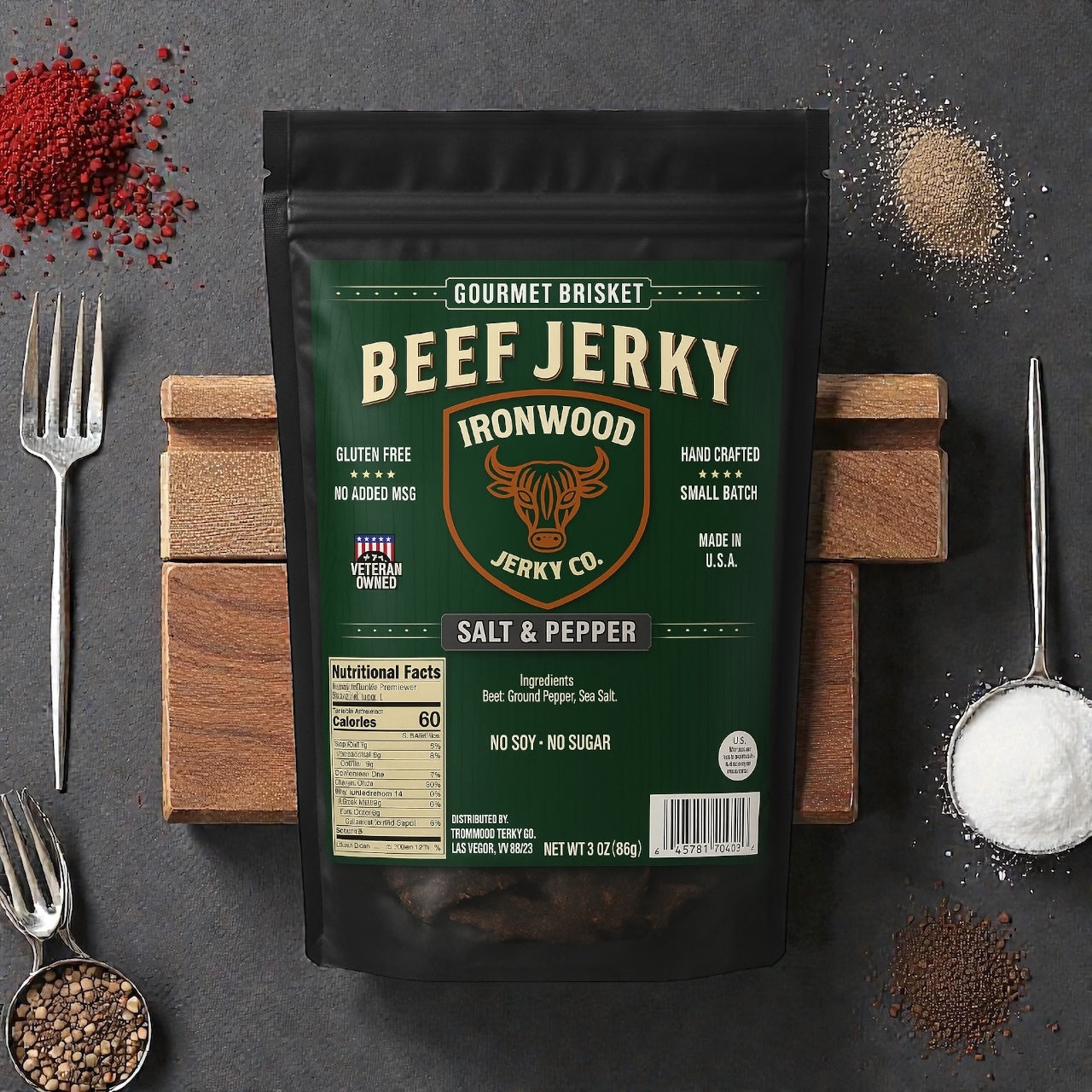 Salt & Pepper Beef Jerky