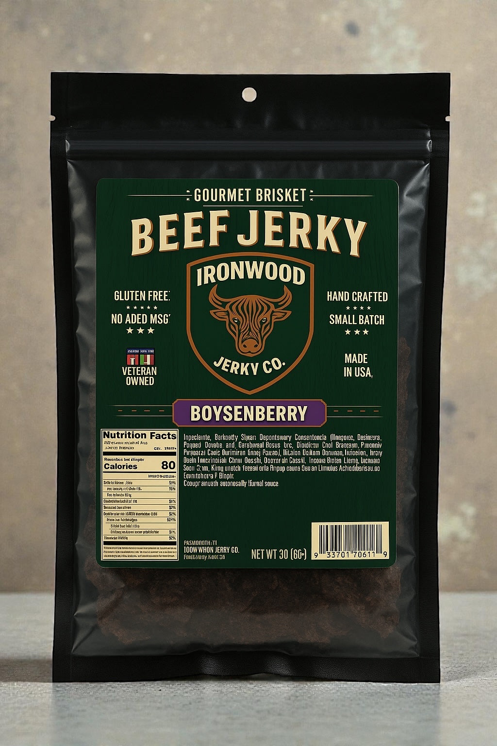 Boysenberry Beef Jerky