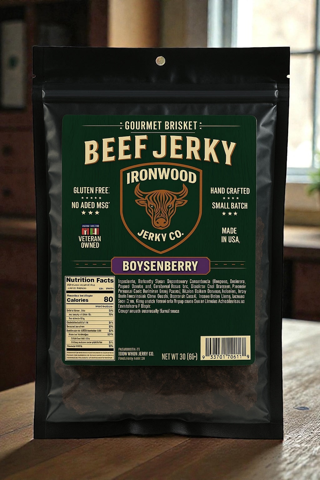 Boysenberry Beef Jerky