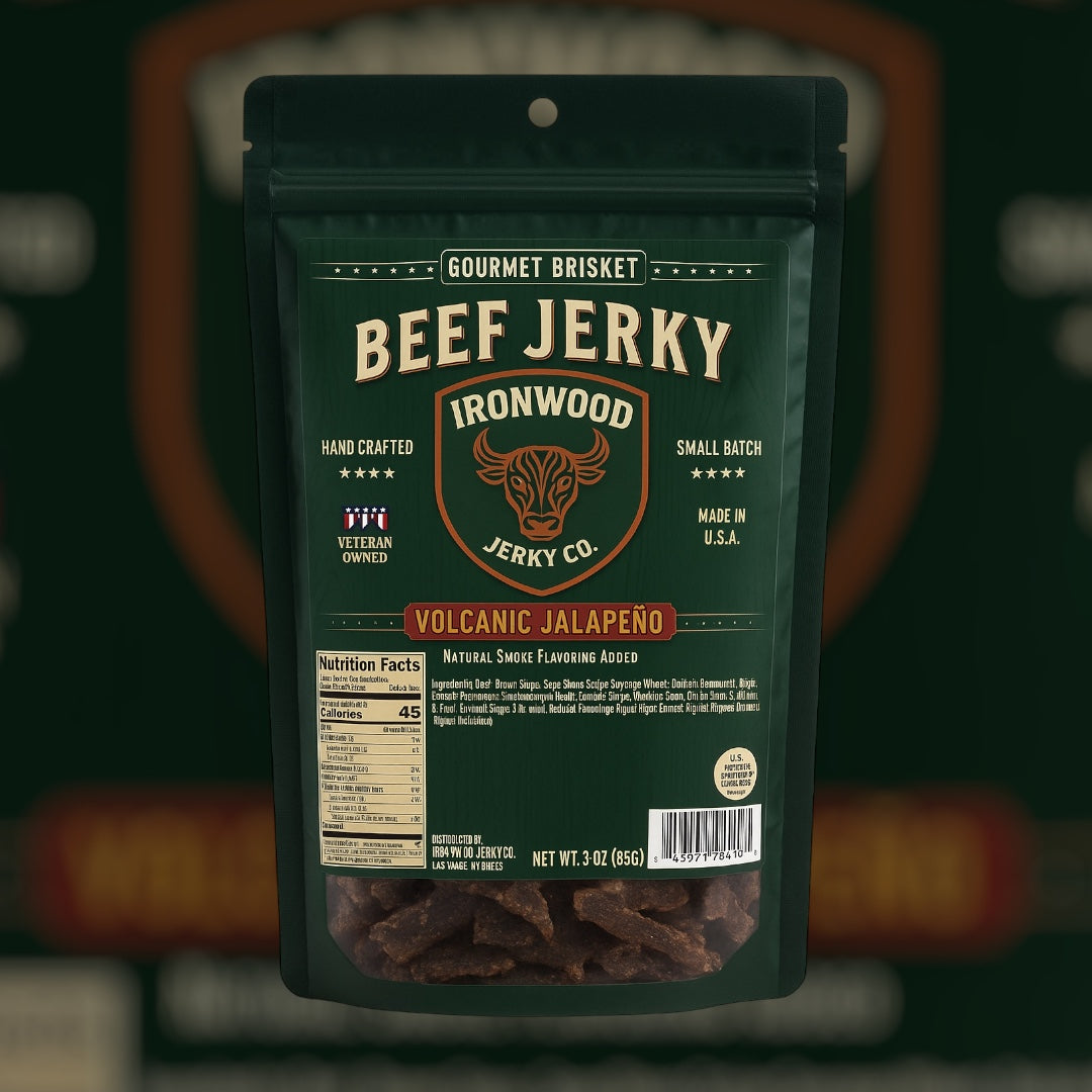 Volcanic Jalapeno Brisket Beef Jerky