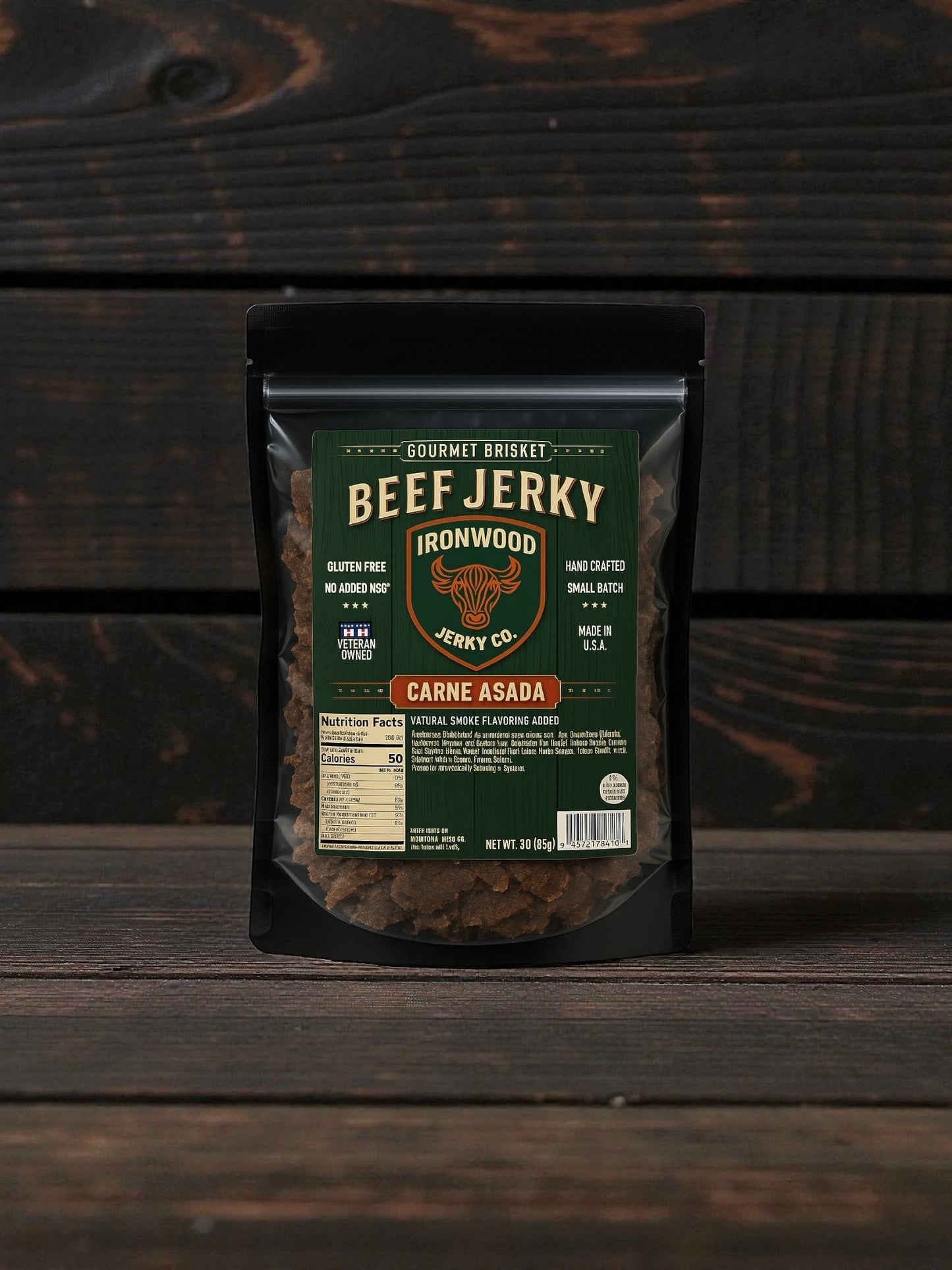 Carne Asada Brisket Beef Jerky - GLUTEN FREE
