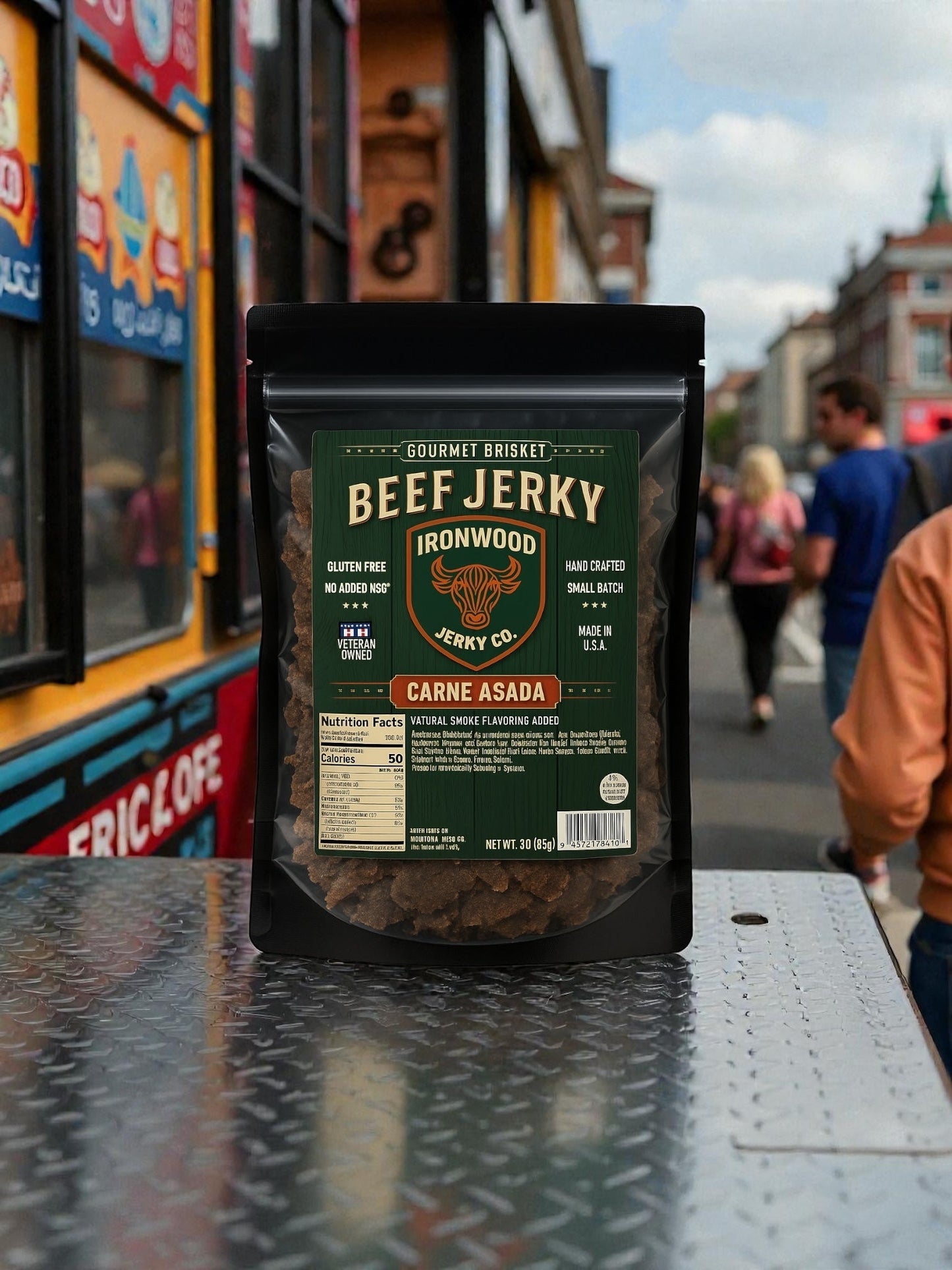 Carne Asada Brisket Beef Jerky - GLUTEN FREE