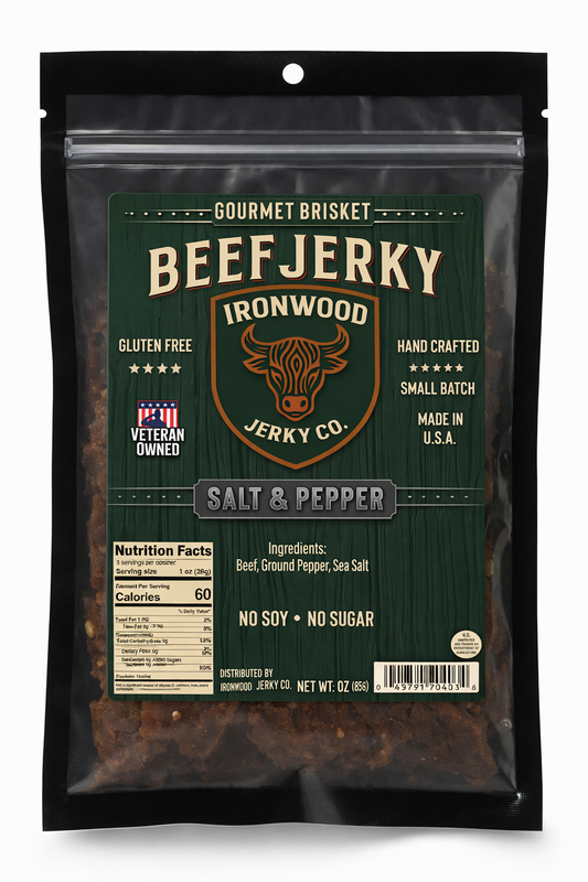 Salt & Pepper Beef Jerky