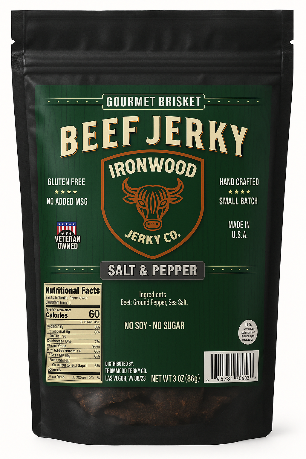 Salt & Pepper Beef Jerky