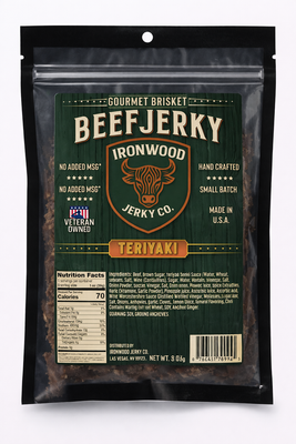 Teriyaki Brisket Beef Jerky